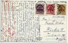 1941, 18.Aug., Ans.-Kte. m. MiF. BUDAPEST LLag 4 LLag(Handstpl.) nach Deutschland. Porto...