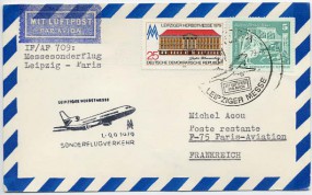 1979, ...Sep., Lp.-Kte. m. MiF. 7005 LEIPZIG BPA - LEIPZIGER MESSE(undeutl.So.-Stpl.) na...