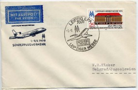 1979, 6.Sep., Lp.-Bf.m. EF. 7005 LEIPZIG BPA - LEIPZIGER MESSE(So.-Stpl.) nach 11101 BE...