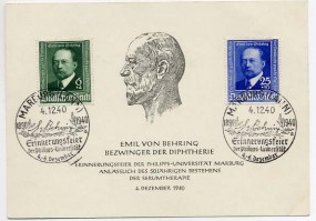 1940, 4.Dez., Ans.-Kte. m. MiF. MARBURG (LAHN) - 1890 1940 ERINNERUNGSFEIER DER PHILIPPS-...