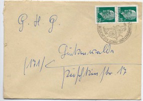 1967, 12.Dez., Bf.m. MeF. 1297 ZEPERNICK - BESUCHT DEN SCHAU- UND LEHRGARTEN(Handwerbest...