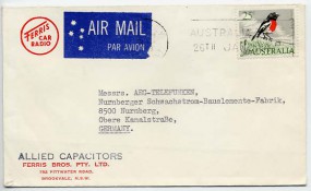 1968, 20.Jan., Lp.-Bf.m. EF. SYDNEY N.S.W. AUST. - AUSTRALIA DAY 26TH JANUARY(Masch.-Wer...