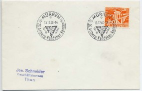 1960, 13.Dez., Drucks.-Bf.m. m. EF. MÜRREN - 26. ARLBERG-KANDAHAR-RENNEN 10.-12. MÄRZ(Ha...