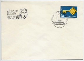 1968, 27.Jul., Bf.m. EF. TRAMELAN - 7E CONCOURS HIPPIQUE NATIONAL 25 AU 28 VII 68(Masch....