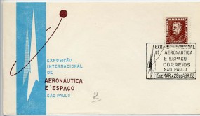 1963, 15.Mrz., Bf.m. EF. SÃO PAULO - EXP.o INTERNACIONAL DE AERONÁUTICA E ESPACO(So.-Stp...