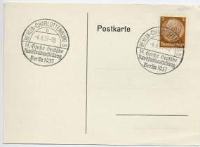 1937, 6.Aug., Kte. m. EF. BERLIN-CHARLOTTENBURG 5 b - 14. GROSSE DEUTSCHE RUNDFUNKAUSSTEL...