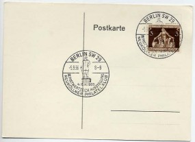 1936, 5.Sep., Kte. m. EF. BERLIN SW29 - III. POSTWERTZEICH. AUSSTELLUNG NEUKÖLLNER PHILAT...