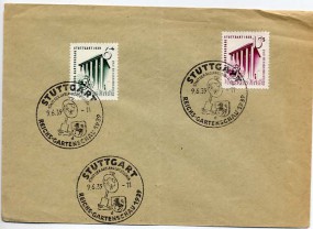 1939, 9.Jun., Umschlag m. MiF. STUTTGART d STADT DER AUSLANDSDEUTSCHEN - REICHSGARTENSCHA...