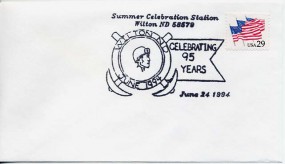 1994, 24.Jun., Bf.m. EF. WILTON ND 58579 SUMMER CELEBRATION STATION - CELEBRATING 95 YEAR...