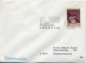 1969, 24.Dez., Drucks.-Bf.m. EF. 5400 HALLEIN a - SALZBERGWERK KURANLAGEN SESSELLIFT SCHL...