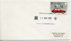 1982, 17.Nov., Bf.m. EF. LONDON SW - NORTH ATLANTIC ASSEMBLY 28TH ANNUAL SESSION(So.-Stp...