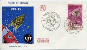 1965, 17.Mai , FDC m. EF. MATA-UTU - CENTENAIRE UIT(So.-Stpl.).