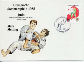 1988, 30.Sep., Umschlag m. EF. (Seoul)(So.-Stpl.).