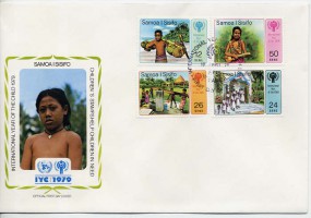 1979, 10.Apr., FDC m. MiF. APIA - INTERNATIONAL YEAR OF THE CHILD 1979(So.-Stpl.).