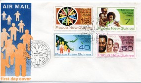 1980, 4.Jun., FDC m. MiF. PORT MORESBY - NATIONAL CENSUS 1980(So.-Stpl.).