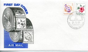 1981, 21.Jan., FDC m. MiF. PORT MORESBY(So.-Stpl.).