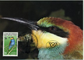 1988, 15.Apr., Maxikarte m. EF. 1150 WIEN 6 - 25 JAHRE WELT NATUR FONDS ÖSTERREICH(So.-S...