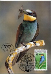 1988, 15.Apr., Maxikarte m. EF. 1150 WIEN 6 - 25 JAHRE WELT NATUR FONDS ÖSTERREICH(So.-S...