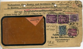 1923, 21.Jun., NN-Bf.m. MiF. CHARLOTTENBURG 2 *.(Handstpl.) nach HANNOVER 1 hh. Postla...