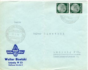 1939, 19.Feb., Bf.m. MeF. DEUTSCHE SCHIFFSPOST - WALFANGMUTTERSCHIFF 