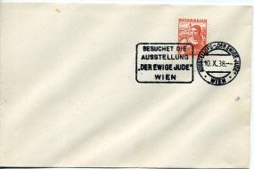 1938, 10.Okt., Umschlag m. EF. WIEN - AUSSTELLUNG 