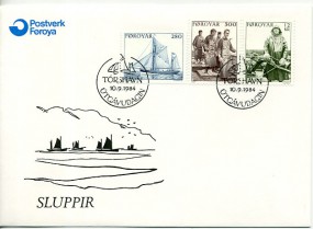 1984, 10.Sep., FDC m. MiF. TÓRSHAVN(So.-Stpl.).