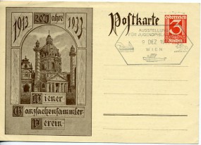 1933, 9.Dez., 3g-GA-Kte. WIEN - AUSSTELLUNG FÜR JUGENDPHILATELIE(So.-Stpl.).