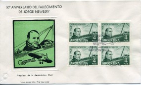 1964, 29.Feb., FDC m. MeF. BUENOS AIRES(So.-Stpl.).