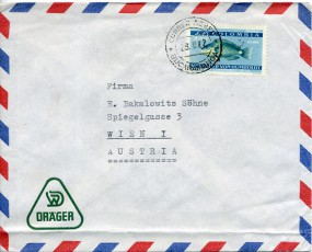 1962, 28.Feb., Lp.-Bf.m. EF. BUCAMARANGA(Handstpl.) nach Österreich. Porto: P.1.45.