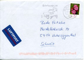 2009, 2.Jun., Lp.-Bf.m. EF. BRIEFZENTRUM 18 mb - BRIEFZENTRUM ROSTOCK 18(Masch.-Werbestp...