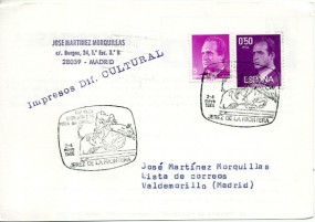 1986, 2.Mai , Drucks.-Kte. m. MiF. JEREZ DE LA FRONTERA - EXP. FILCA. EXPHILJEREZ 86 FERI...