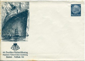 1938, 4Pfg.-GA-Umschlag. Umschlag unten etw. stockig.