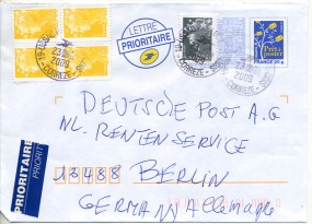 2009, 23.Jul., P.P.-GA-Umschlag. 19 USSAC.. CIDS CORREZE(Handstpl.) nach Deutschland. Po...