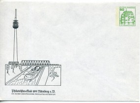 1981, 50Pfg.-GA-Umschlag.