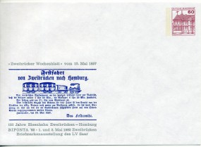 1982, 60Pfg.-GA-Umschlag.