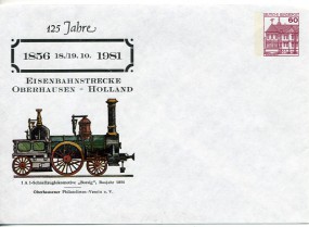 1981, 60Pfg.-GA-Umschlag.