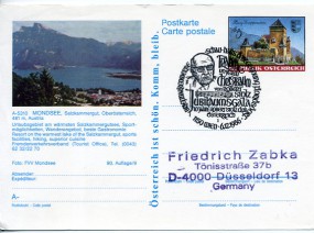 1986, 6.Dez., S5-GA-Kte. 1150 WIEN 1 - BRIEFMARKENWERBESCHAU HAUS D. BEGEGNUNG FLORIDSDOR...