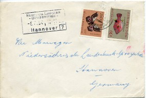 1954, 11.Feb., Bf.m. MiF. LOURENCO MARQUES(Handstpl.) nach Westdeutschland. Porto: 2$30....