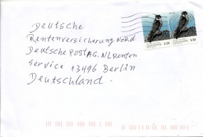 2010, 26., Bf.m. MeF. KØBENHAVN S..(undeutl.Masch.-Stpl.) nach Deutschland. Porto: Kr.11...