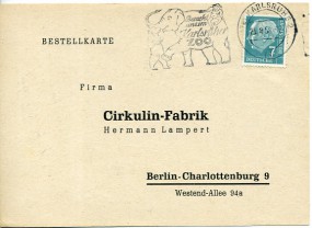 1958, 25.Aug., Drucks.-Kte. m. EF. (17a) KARLSRUHE 2 ff - BESUCHT UNS IM KARLSRUHER ZOO(...
