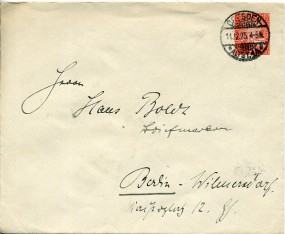 1925, 11.Dez., 10Pfg.-GA-Umschlag. DRESDEN-ALTST. 14 *a(Handstpl.) nach Berlin. Porto: R...