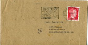 1944, 17.Okt., Bf.m. EF. (14) GÖPPINGEN 1 a - JAGDFLIEGER DAS GEBOT DER STUNDE(Masch.-We...