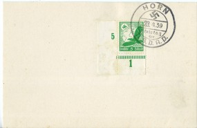 1939, 23.Apr., Kte. m. EF. HORN - KREISTAG DER N.S.D.A.P.(So.-Stpl.). Sonntags gestempel...