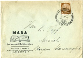 1937, 10.Jun., Drucks.-Bf.m. EF. HAMBURG b - REICHSTAGUNG NS.-G. KRAFT DURCH FREUDE 10.-1...