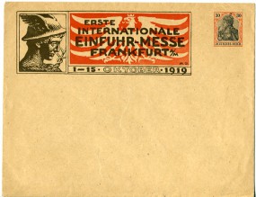 1919, 30Pfg.-GA-Umschlag.