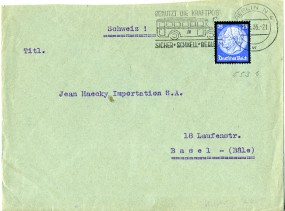 1935, 21.Jan., Bf.m. EF. BERLIN N4 w - BENUTZT DIE KRAFTPOST SICHER SCHNELL BEQUEM(Masch...