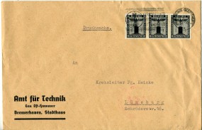 1941, 13.Jun., Drucks.-Bf.m. MeF. WESERMÜNDE-GEESTEMÜNDE a - FERNSPRECHER SPART ZEIT UND ...