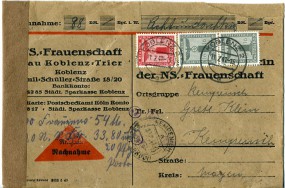 1941, 11.Jul., NN-Bf.m. MiF. KOBLENZ 2 a(Handstpl.) nach KEMPENICH ÜBER BROHL (RHÖN) a...