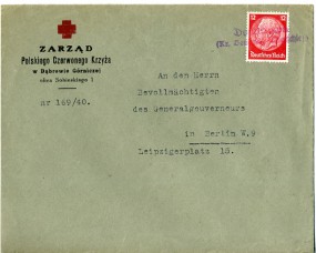 1939, ..., Bf.m. EF. DOMBROWA (KR. BEUTHEN OBERSCHLES.)(Landpoststpl.) nach Berlin. Port...