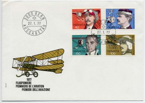 1977, 27.Jan., FDC m. MiF. 3000 BERN(So.-Stpl.).